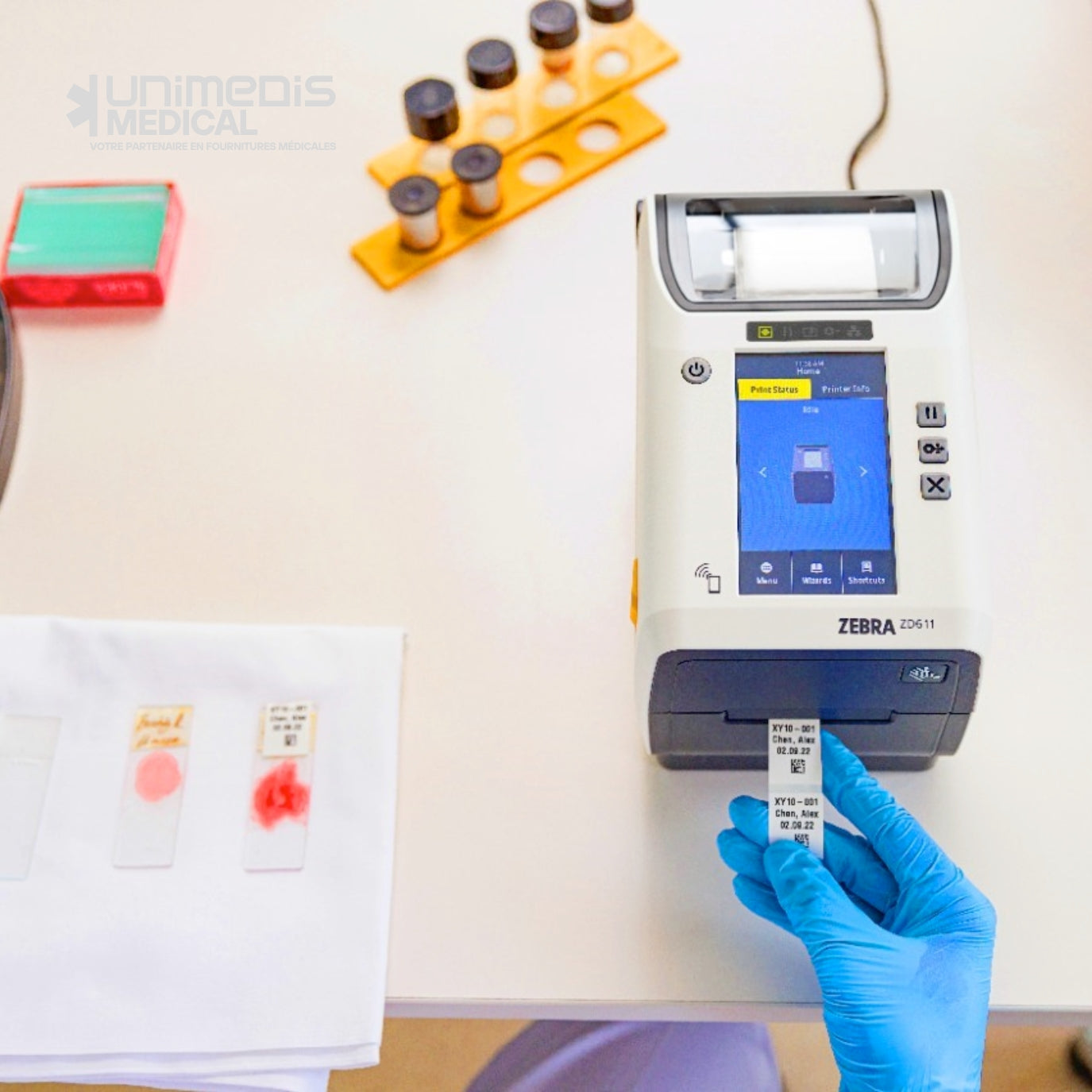 Zebra ZD611-HC Imprimante - 203dpi, USB, BT (BLE), Ethernet, EPLII, ZPLII