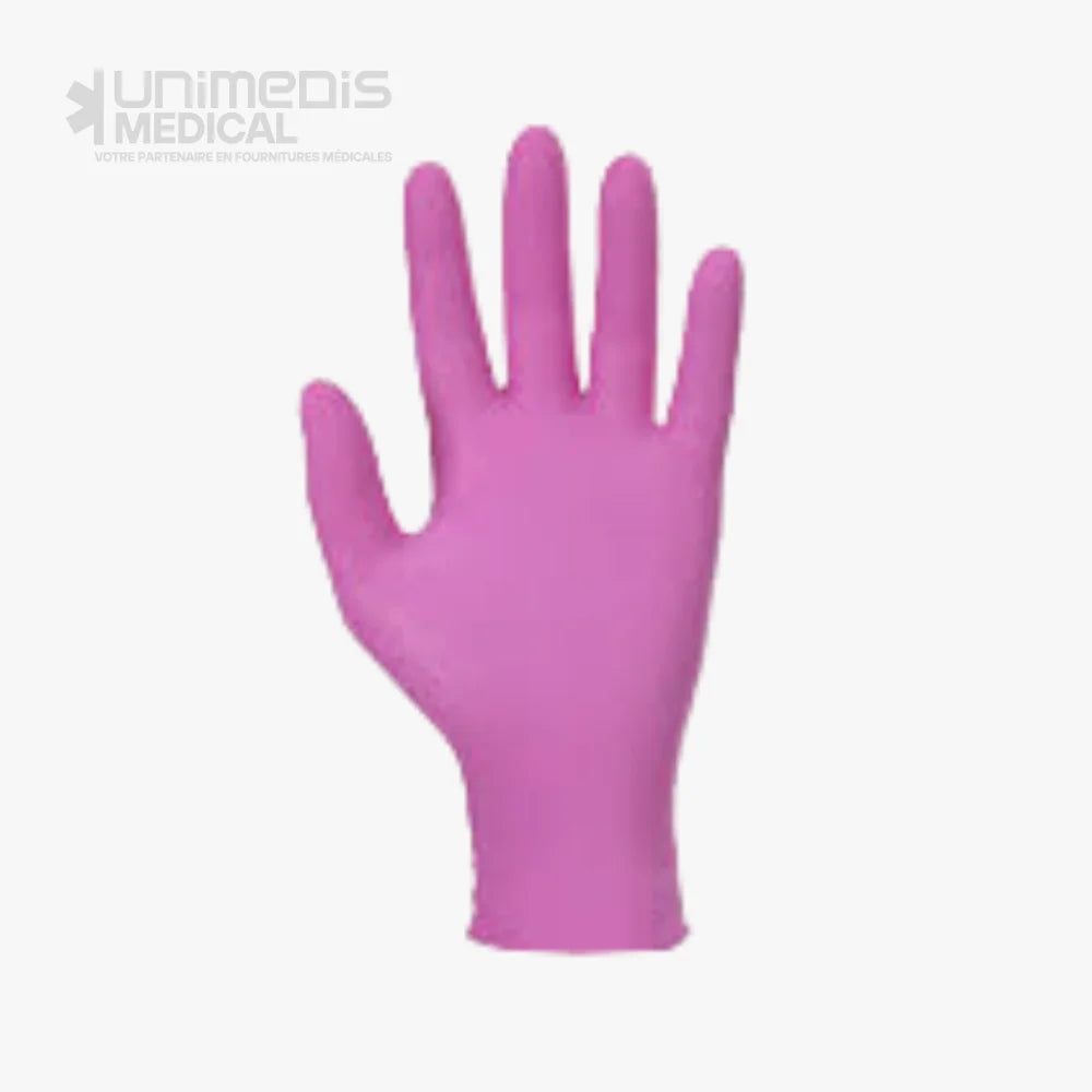 MERCATOR - Gants nitrile NITRYLEX non poudré (Magenta) Boîte de 100 Gants nitrile non poudré